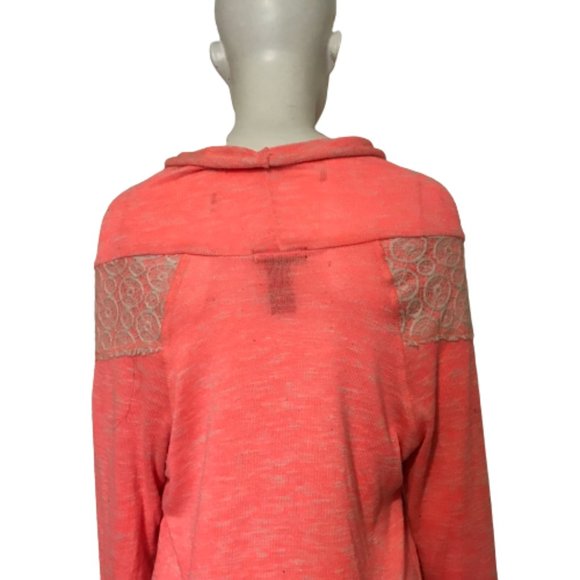 Miss Chevous Size M Orange Pink Sweater - Picture 4 of 5